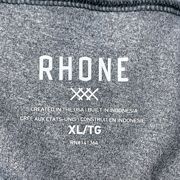 RHONE Reign All Around Men's Sweatpants Joggers in Heather Charcoal - Picture 7 of 9